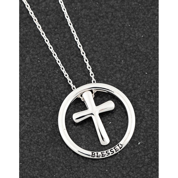 Blessed Cross Necklace – margaretfeinbergstore.com